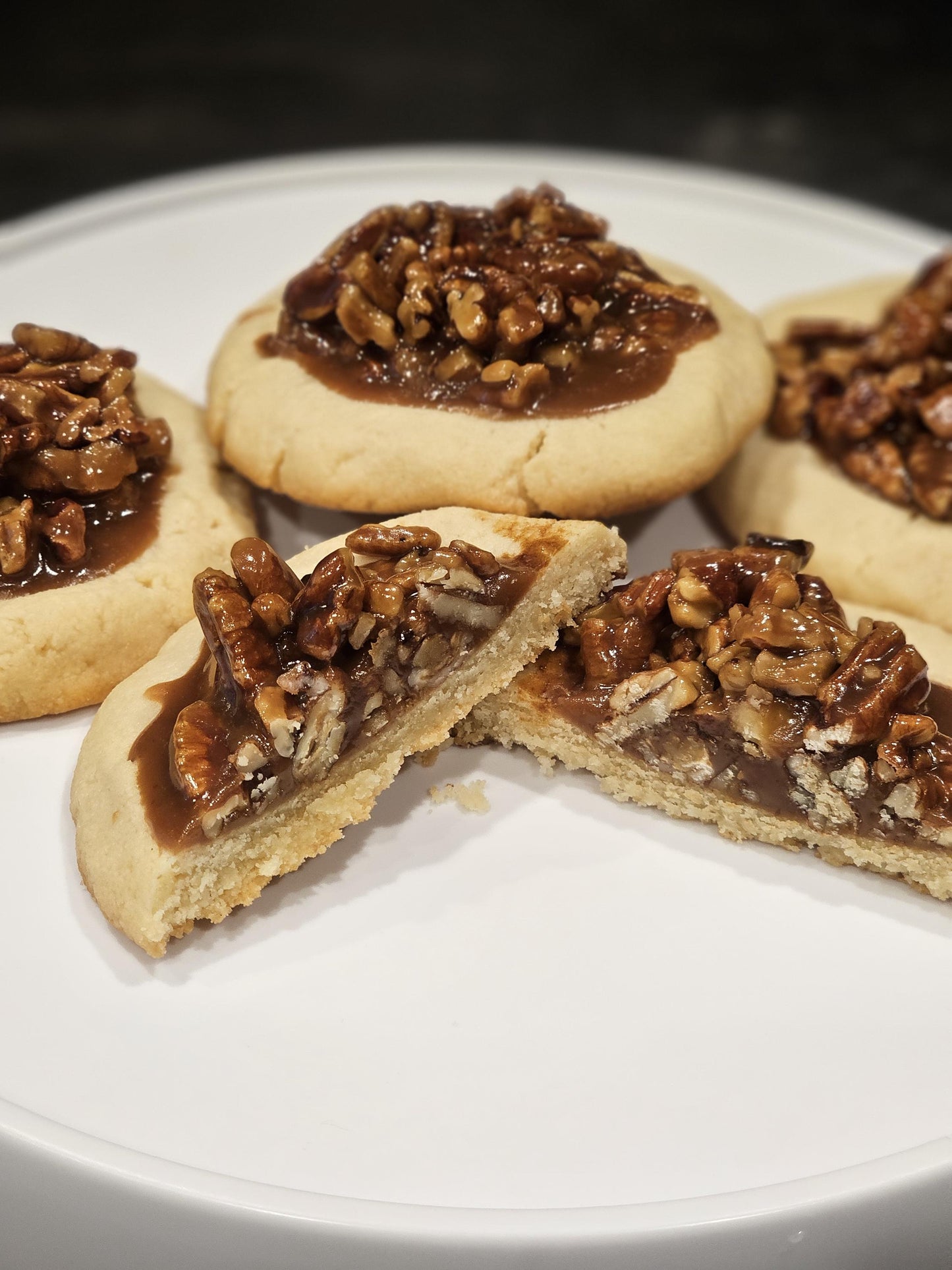 Jumbo Keto Pecan Pie Cookies